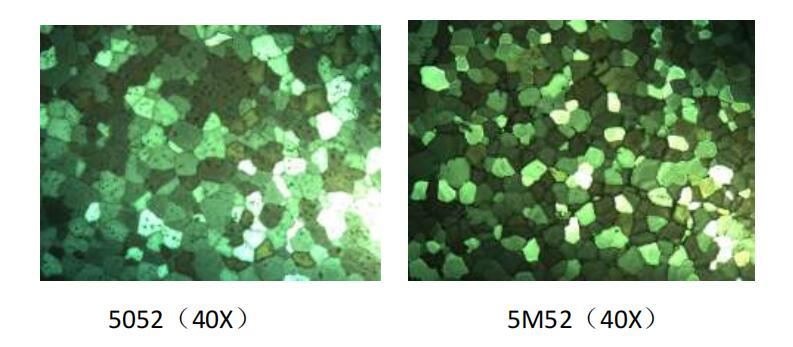 5052/5m52金相组织对比